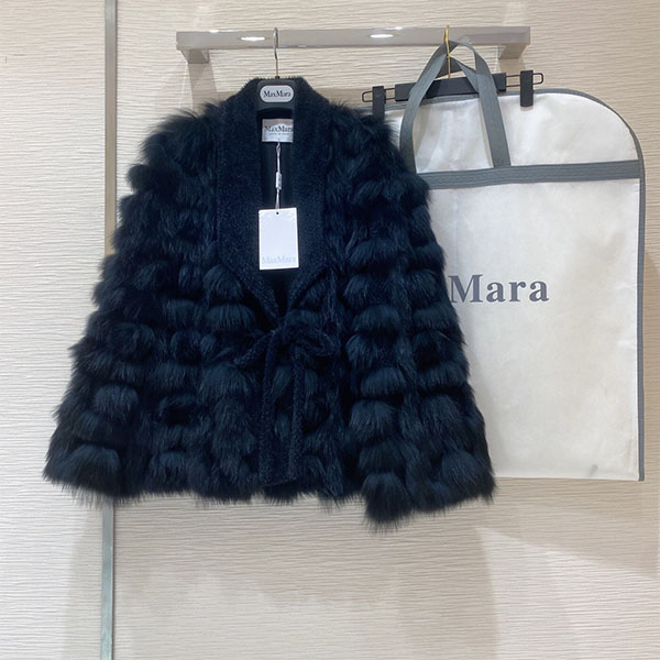 막스마라 MAXMARA 여성 퍼 코트  SM0492