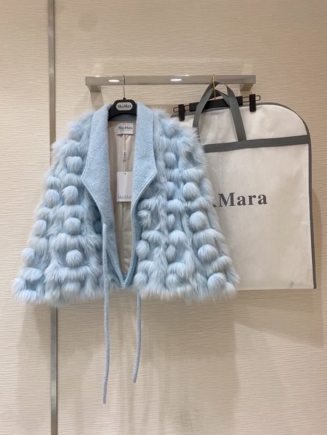 막스마라 MAXMARA 여성 퍼 코트  SM0491