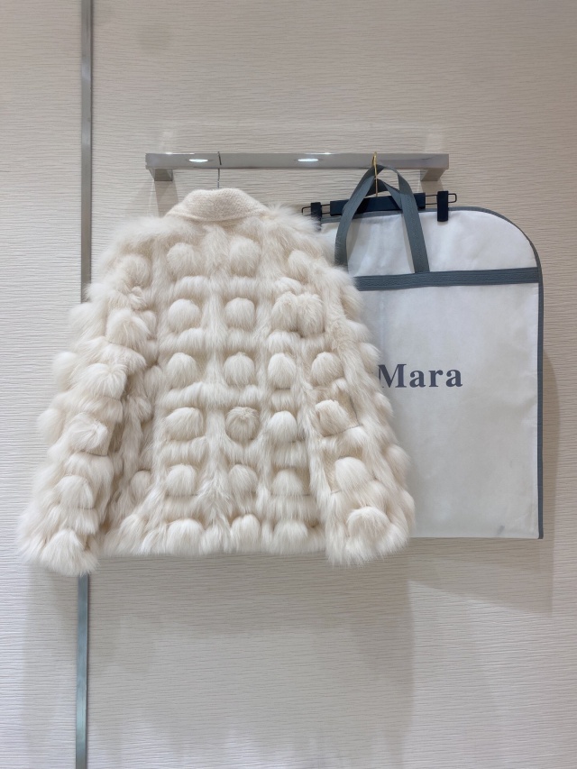 막스마라 MAXMARA 여성 퍼 코트  SM0491