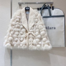 막스마라 MAXMARA 여성 퍼 코트  SM0491