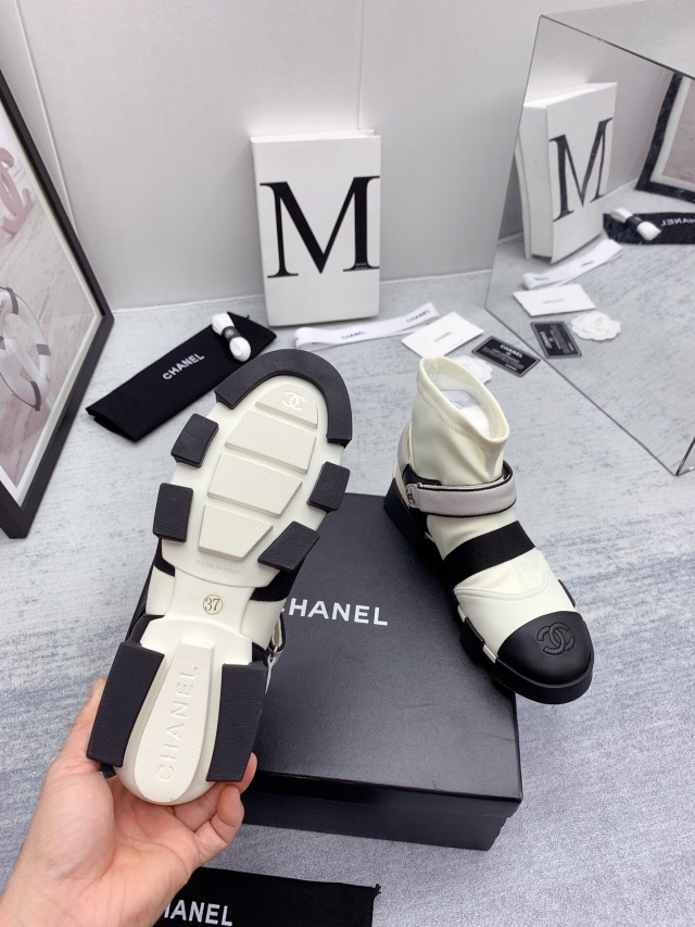 샤넬 CHANEL 여성 앵클 부츠 C01031