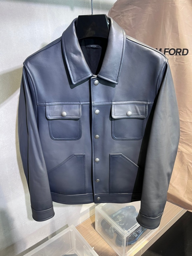 탐포드 TOM FORD 남성 가죽 자켓 TF047