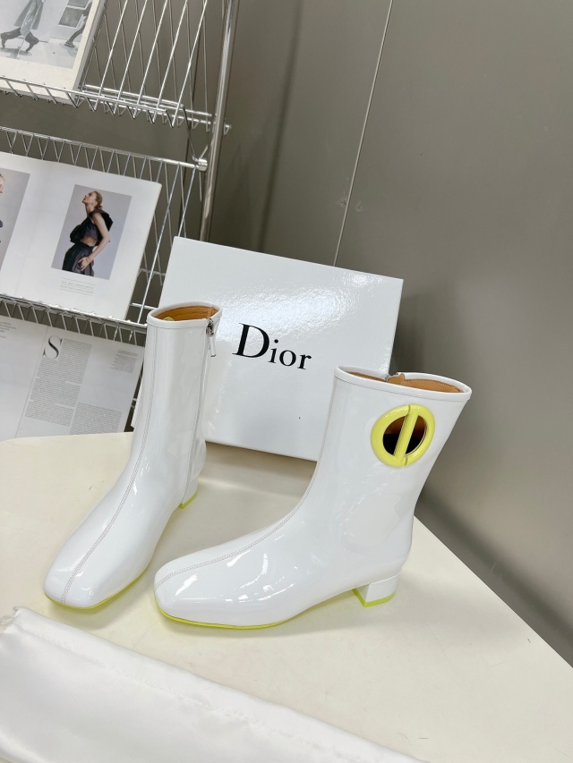 디올 DIOR 여성 앵클 부츠 D1571