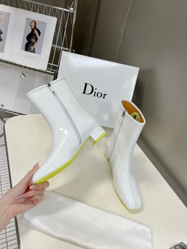 디올 DIOR 여성 앵클 부츠 D1571