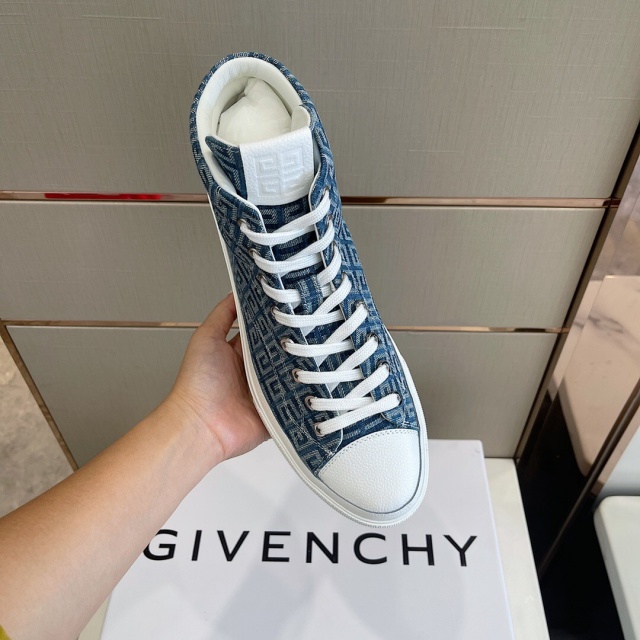 지방시 GIVENCHY 남성 하이탑 스니커즈 GV0751