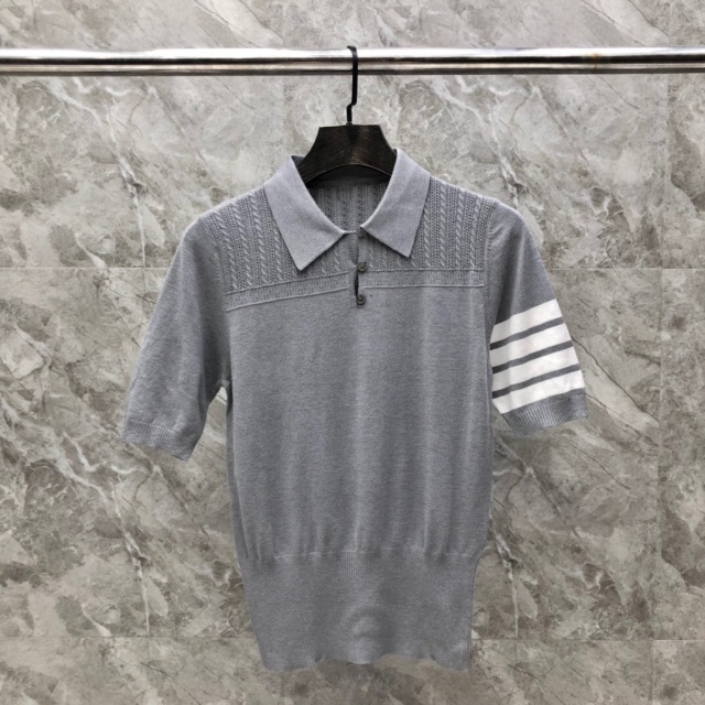 톰브라운 THOMBROWNE 여성 폴로 니트반팔 T4536