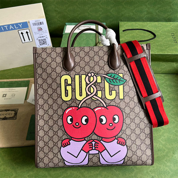 구찌 GUCCI  체리 프린트 토트백 703264 GU0994