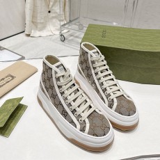 구찌 GUCCI 여성 GG 하이탑 스니커즈 G3236