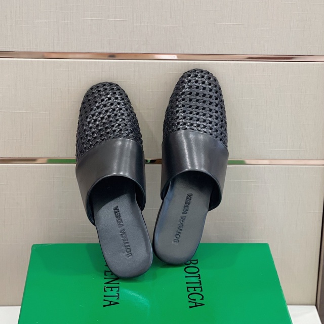 보테가 BOTTEGA VENETA 남여공용 우븐 모카신 슬리퍼 BV16275