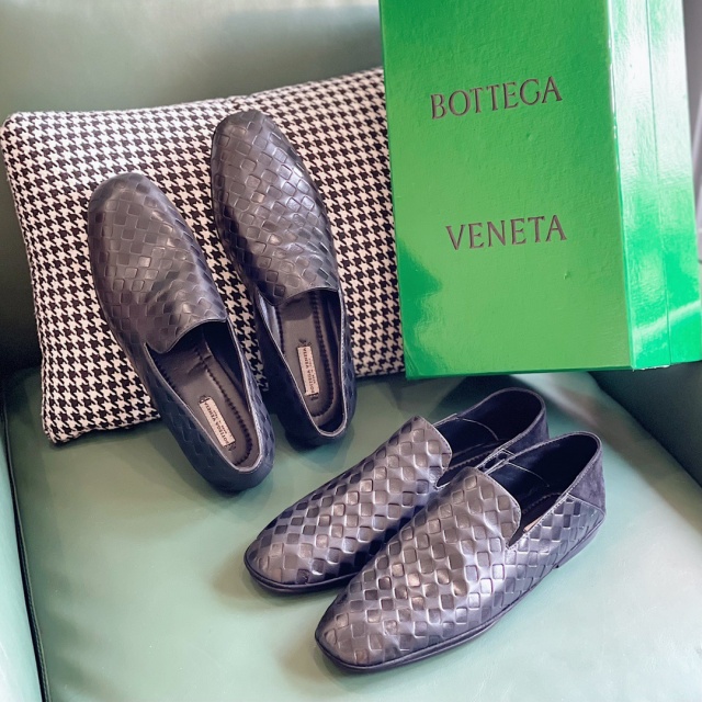 보테가 BOTTEGA VENETA 남여공용 우븐 모카신 로퍼 BV16273