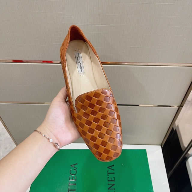 보테가 BOTTEGA VENETA 남여공용 우븐 모카신 로퍼 BV16273