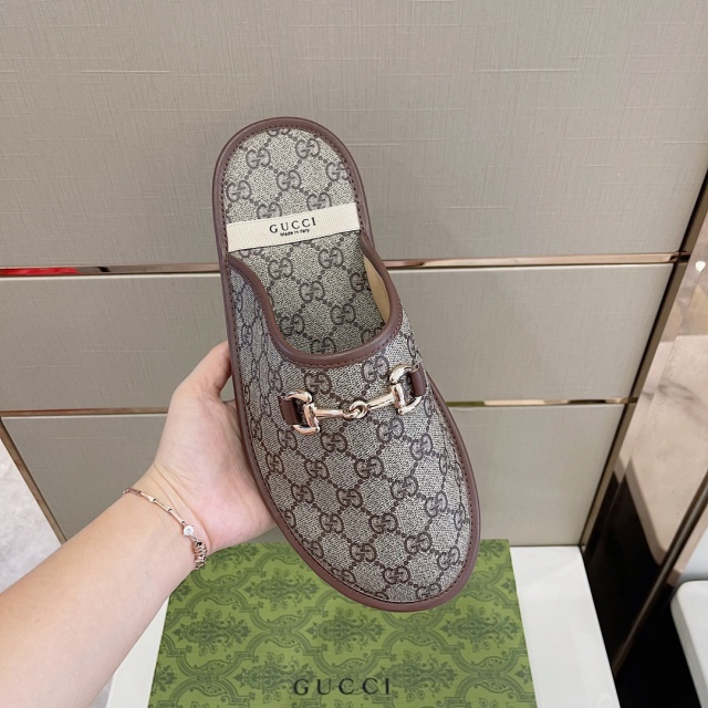 구찌 GUCCI 남성 홀스빗 GG 슬리퍼 G3255