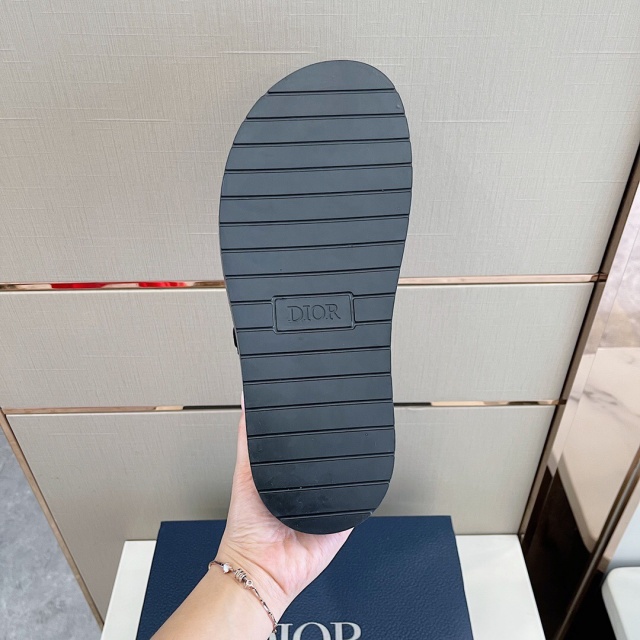 디올 DIOR 남성 오블리크 아쿠아 샌들  D1654