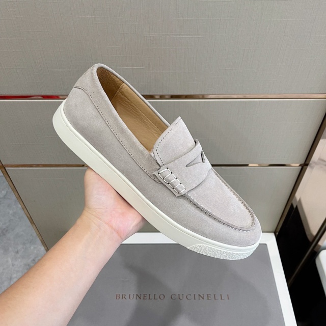 브루넬로쿠치넬리 Brunello Cucinelli 남성 스웨이드 로퍼 BC024