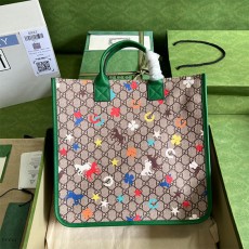 구찌 GUCCI 프린팅 스퀘어 토트백 550763 GU1036