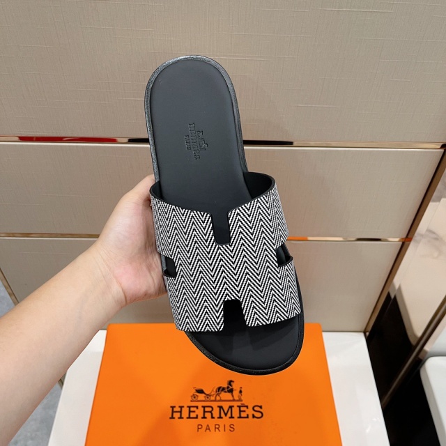 에르메스 HERMES 남성 이즈미르 오란 슬리퍼 H08787