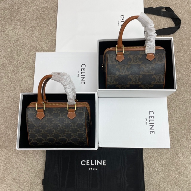 셀린느 CELINE 트리오페 캔버스 스몰 보스턴백 197582 CL0588