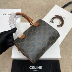 셀린느 CELINE 트리오페 캔버스 스몰 보스턴백 197582 CL0588