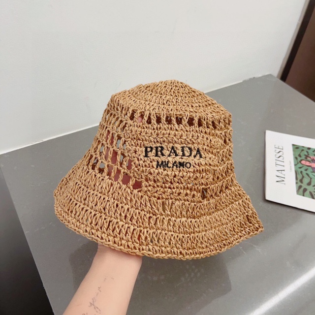 프라다 PRADA  여성 버킷햇 모자 PR0123