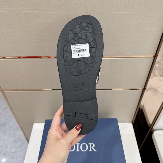 디올 DIOR 남성 오블리크 슬리퍼 D1722