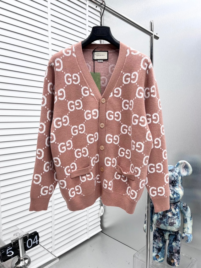 구찌 GUCCI 남여공용 니트 가디건 GU4911