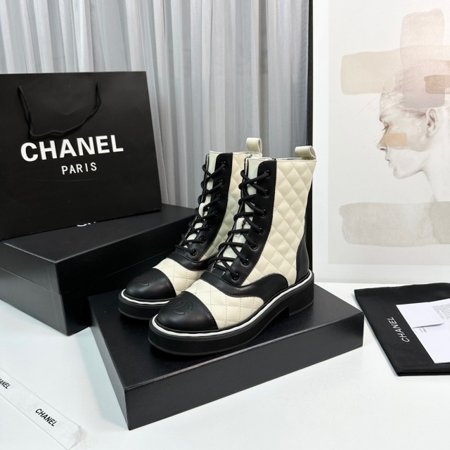 샤넬 CHANEL 여성 앵클 부츠 C01268