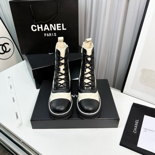 샤넬 CHANEL 여성 앵클 부츠 C01268