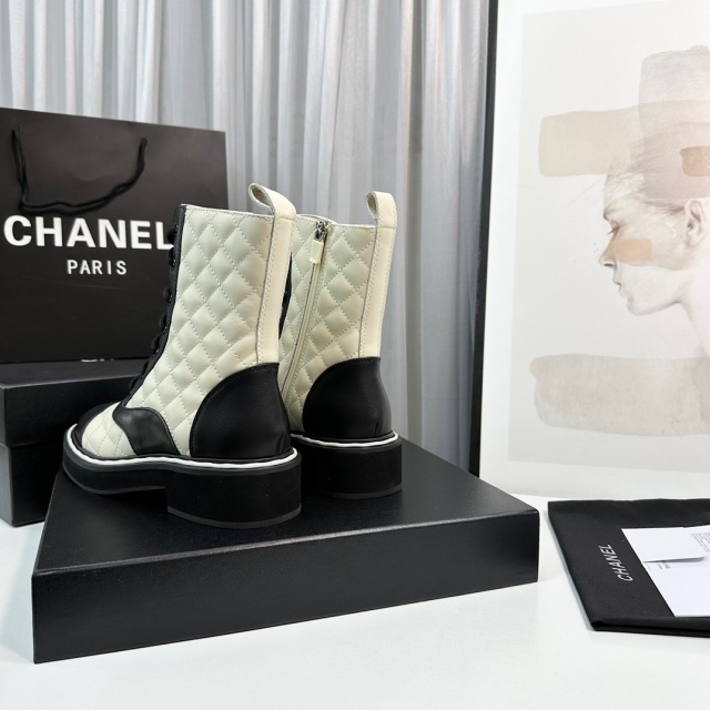 샤넬 CHANEL 여성 앵클 부츠 C01268