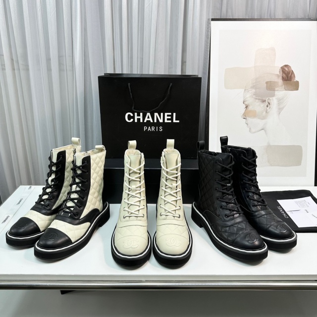 샤넬 CHANEL 여성 앵클 부츠 C01268