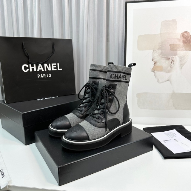 샤넬 CHANEL 여성 앵클 부츠 C01267