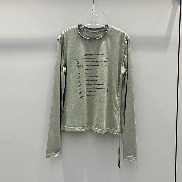 메종 마르지엘라 Maison Margiela  여성 긴팔티 MG060