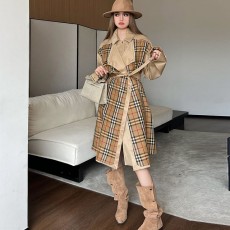 버버리 BURBERRY 여성 양면 트렌치 코트 BBR3704